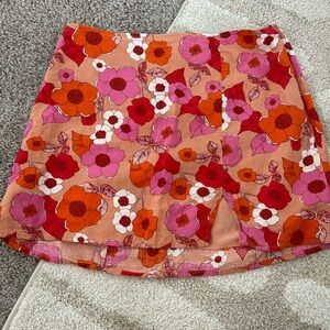 Urban outfitters floral skirt